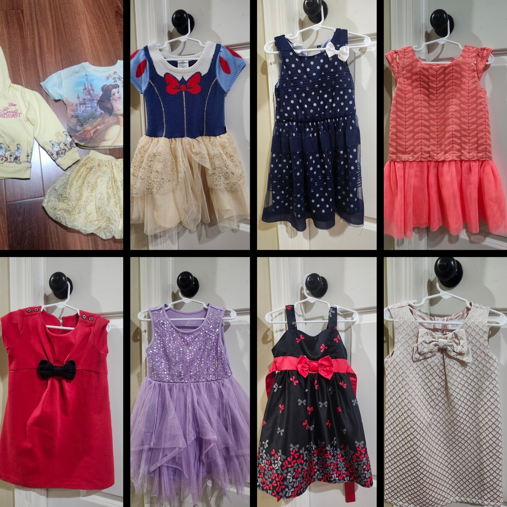 Girls 9 Pairs Dresses